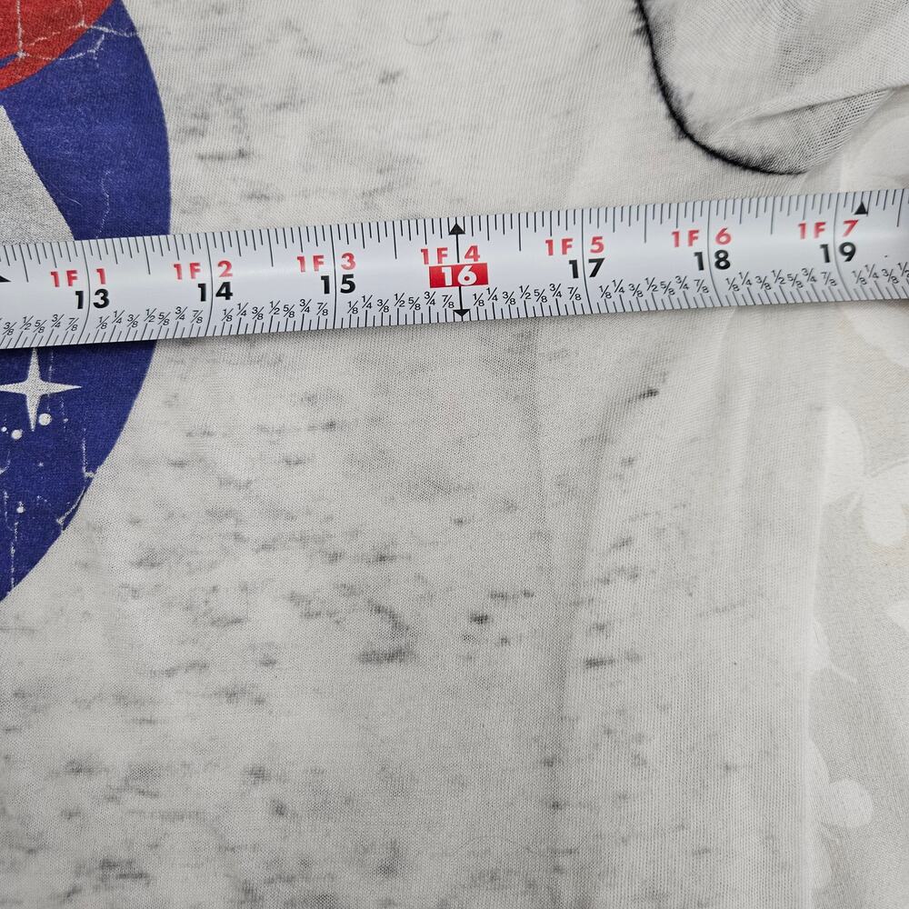 Fifth Sun NASA Graphic T Shirt Mens M Gray Distressed Acid Wash Grunge Nerdcore - Picture 4 of 5